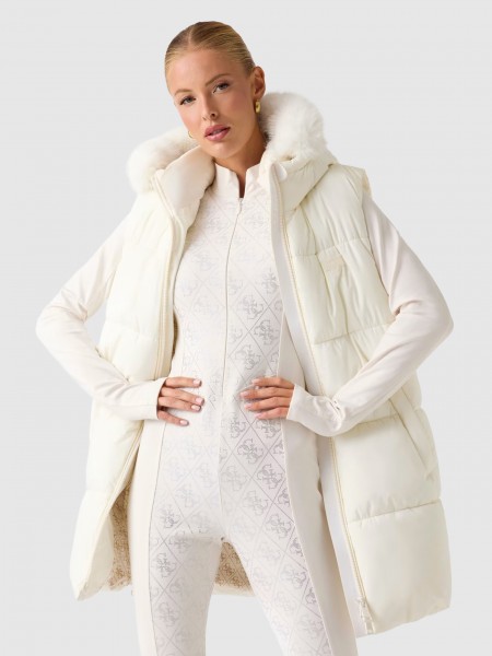 Jacket Woman Cream Guess