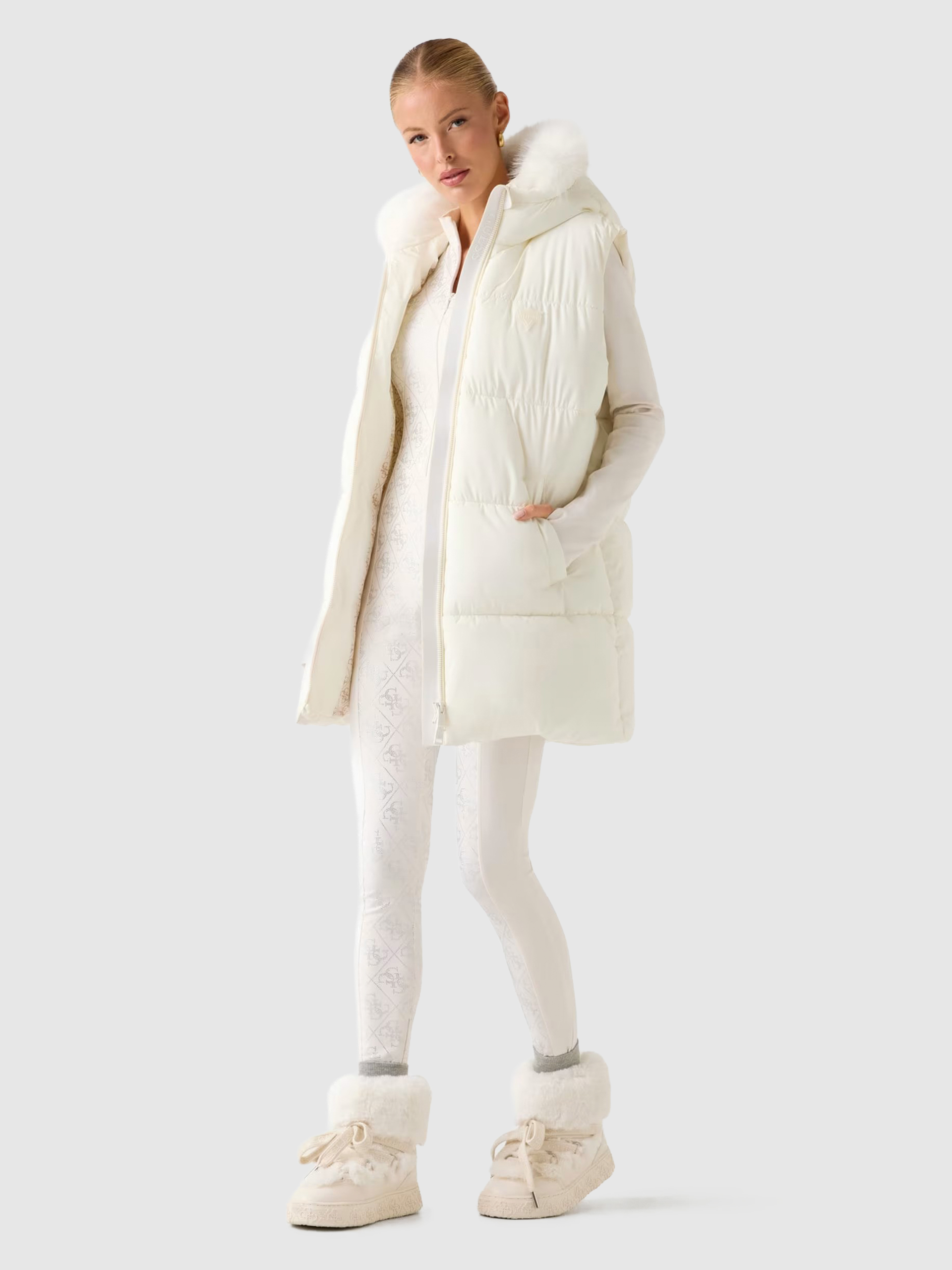 Jacket Woman Cream Guess