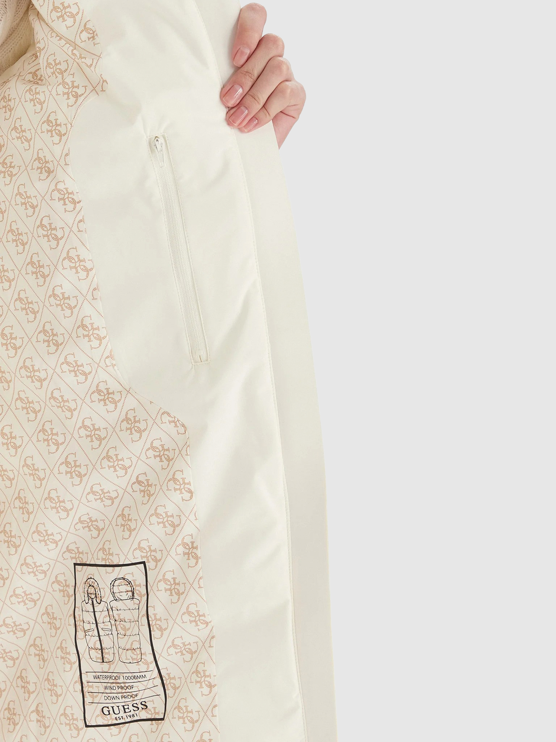 Jacket Woman Cream Guess