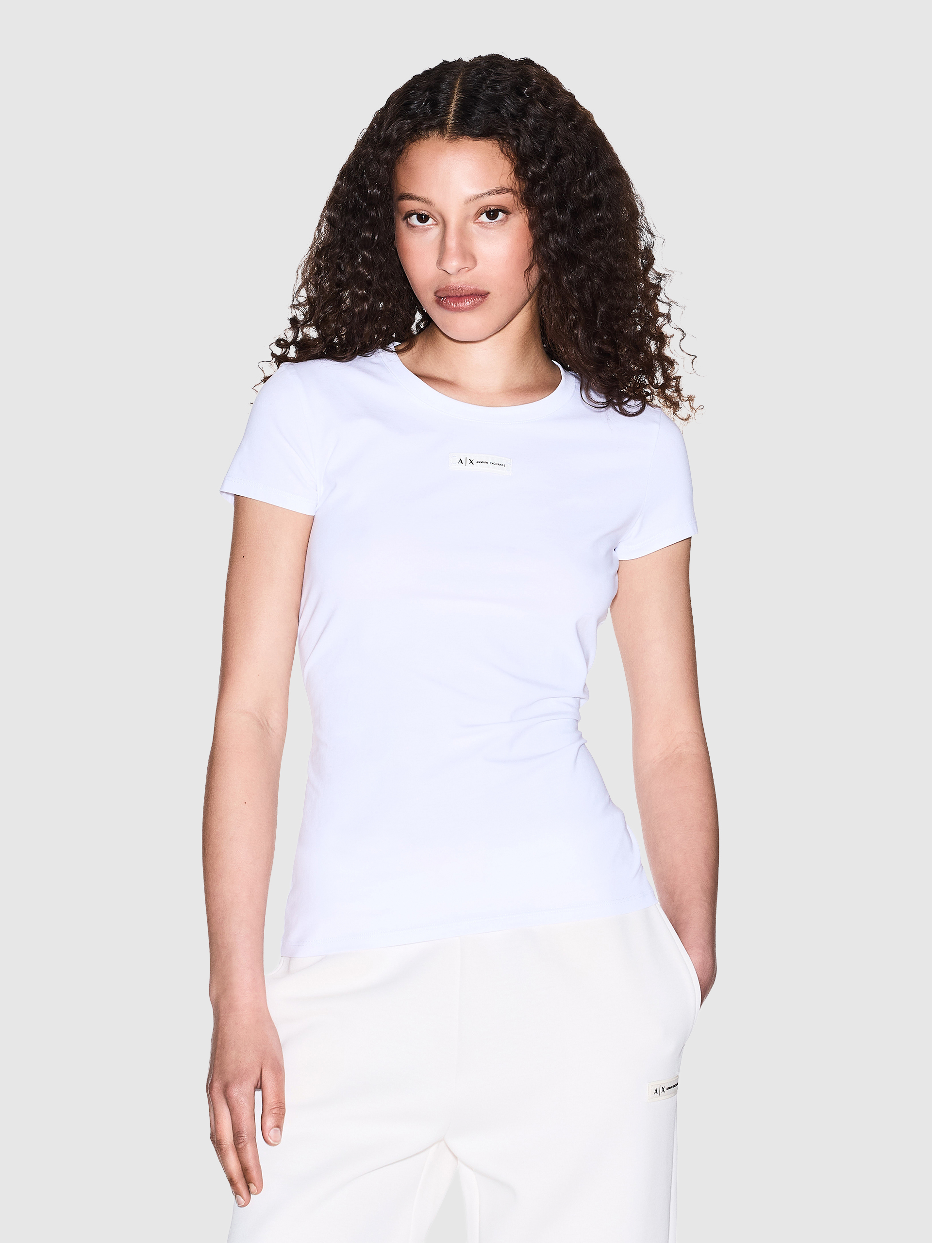 Camiseta Mujer Blanco Armani Exchange