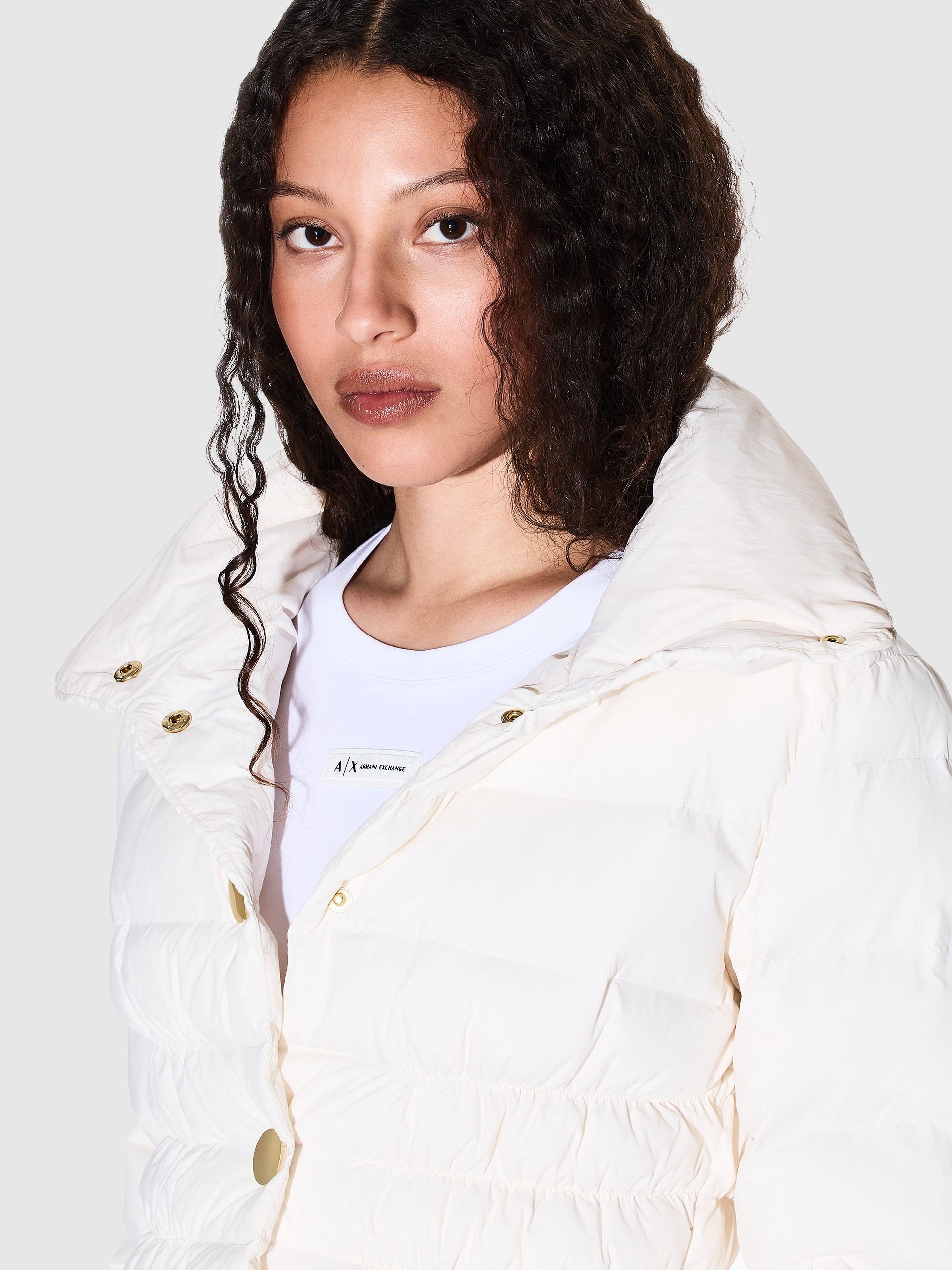 Camiseta Mujer Blanco Armani Exchange