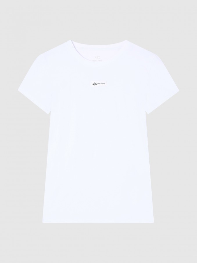 T-Shirt Woman White Armani Exchange