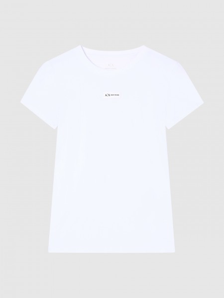 T-Shirt Woman White Armani Exchange