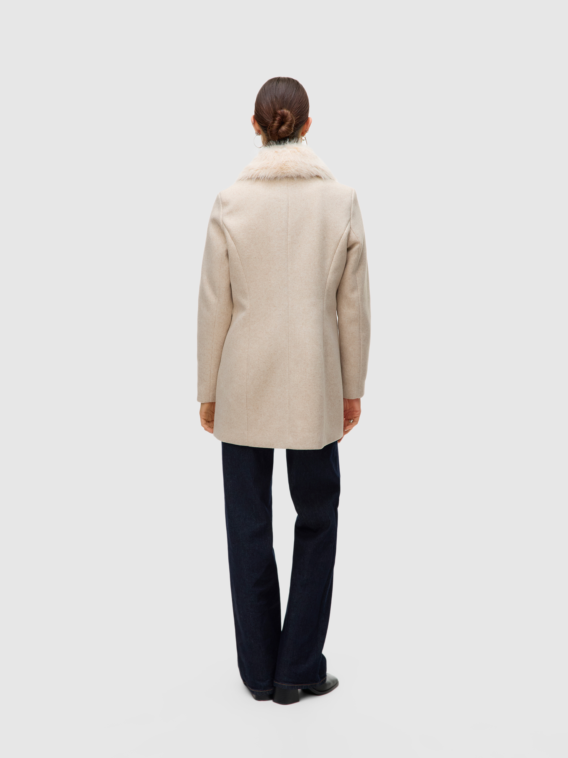 Chaqueta Mujer Beige Vero Moda