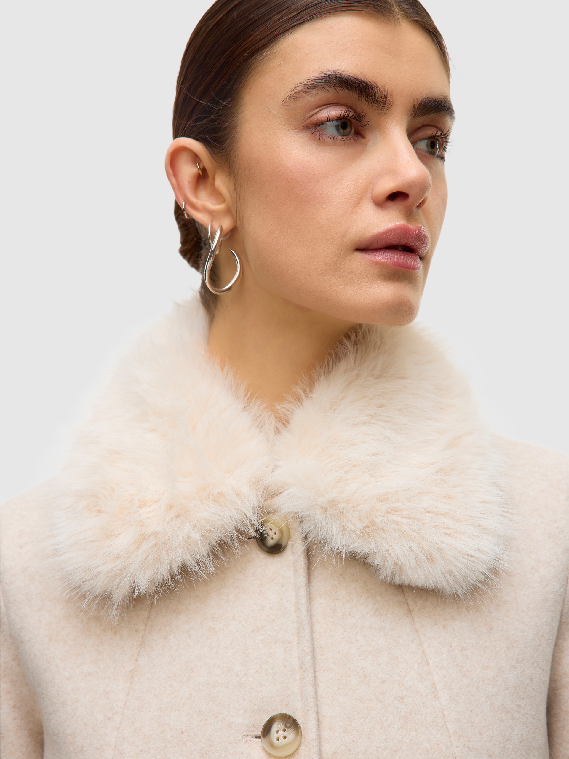 Chaqueta Mujer Beige Vero Moda