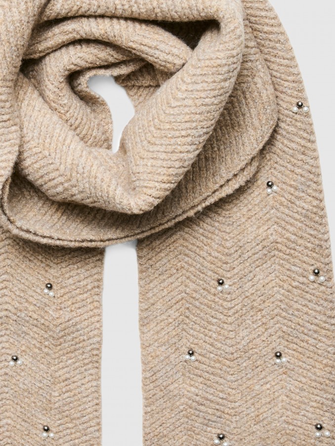 Scarves Woman Beige Vero Moda