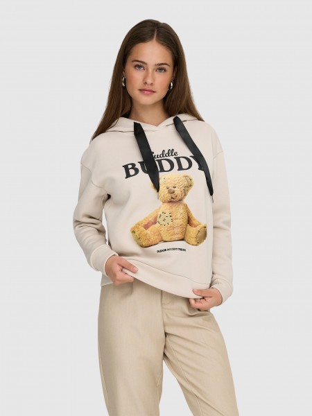 Jersey Mujer Crema Only