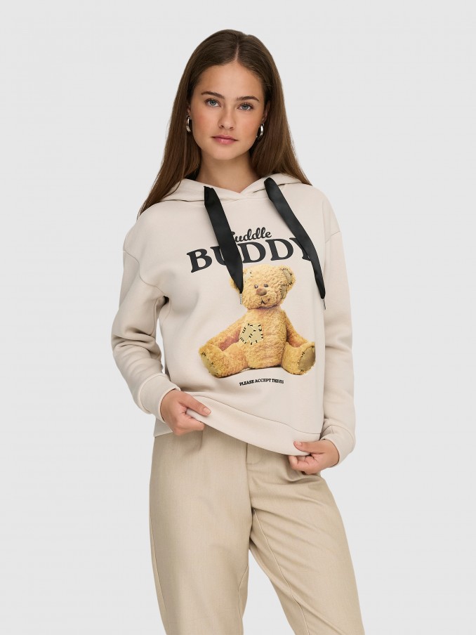 Jersey Mujer Crema Only