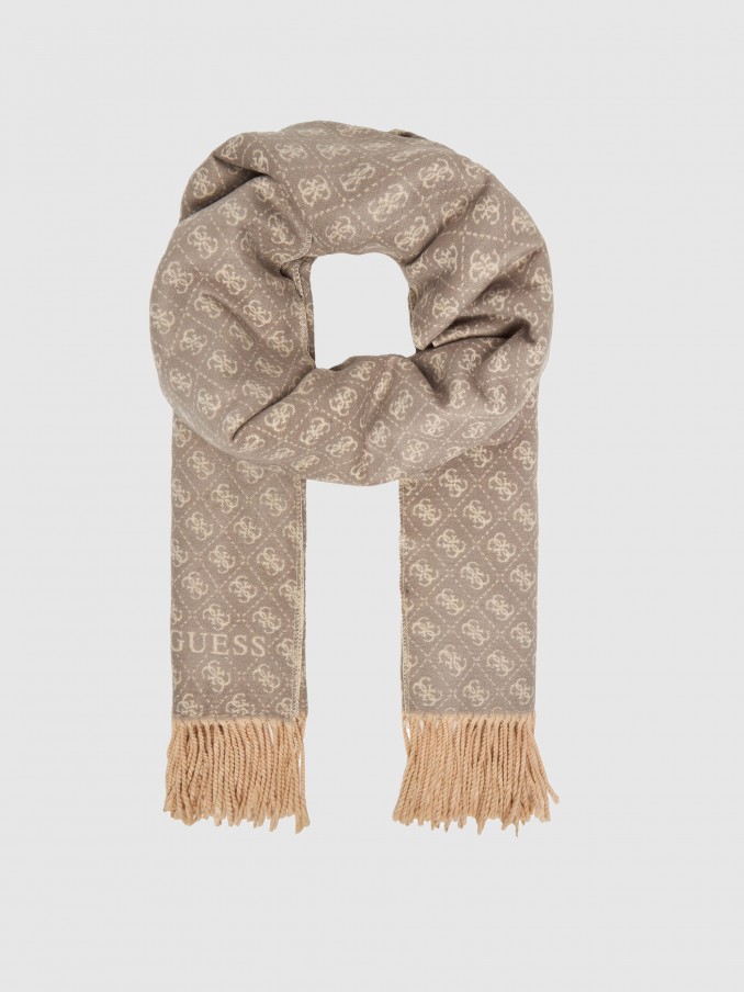 Scarves Woman Grey Guess