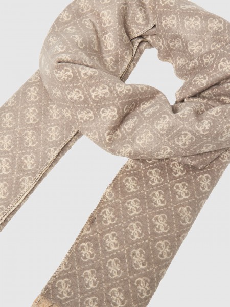 Scarves Woman Grey Guess