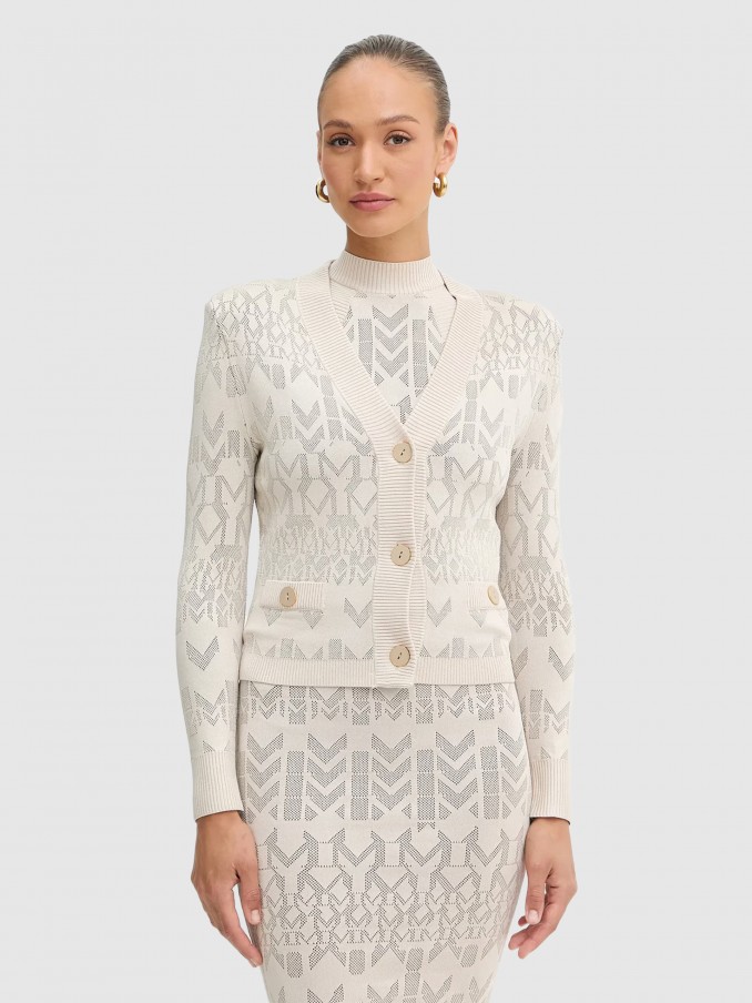 Chaqueta Mujer Crema Marciano