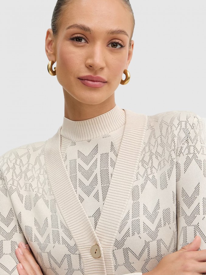 Chaqueta Mujer Crema Marciano