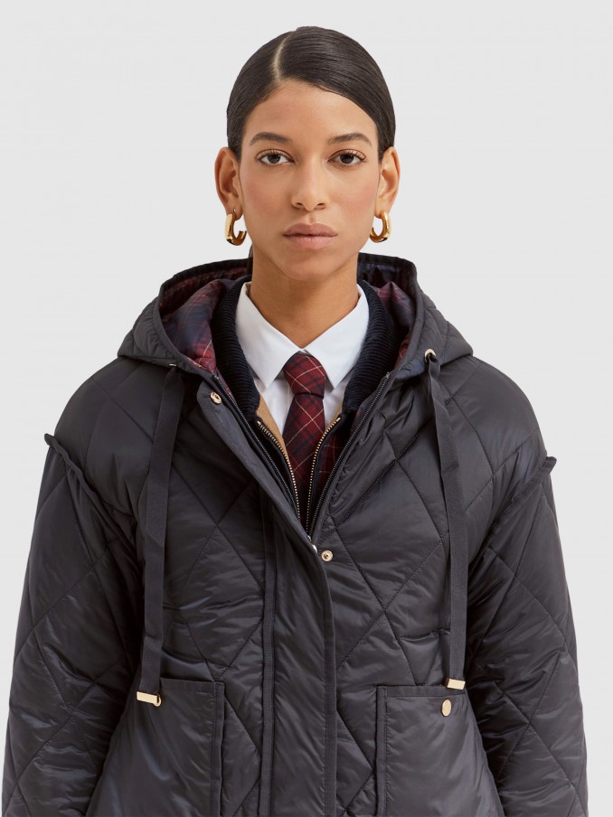 Jacket Woman Navy Blue Lion Of Porches