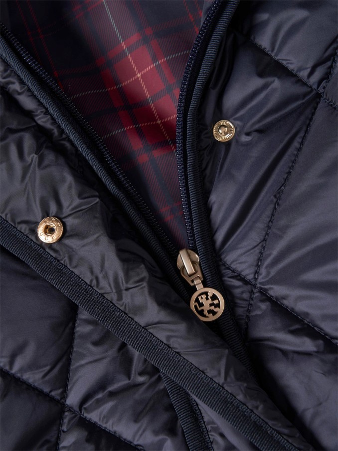 Jacket Woman Navy Blue Lion Of Porches