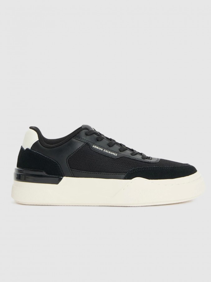 Sneakers Man Black Armani Exchange