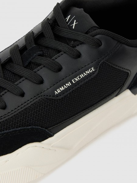 Sneakers Man Black Armani Exchange