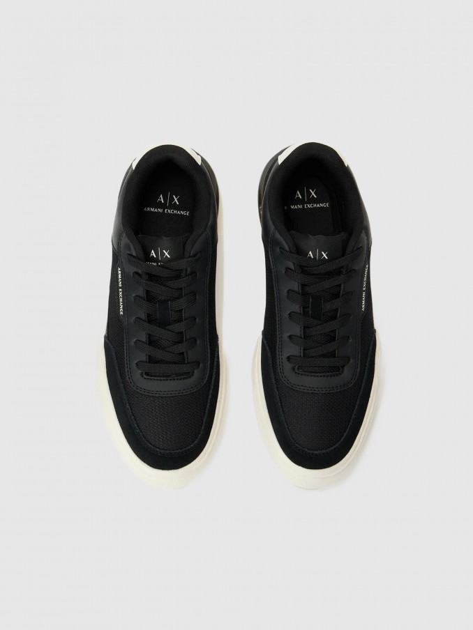 Tenis Hombre Negro Armani Exchange