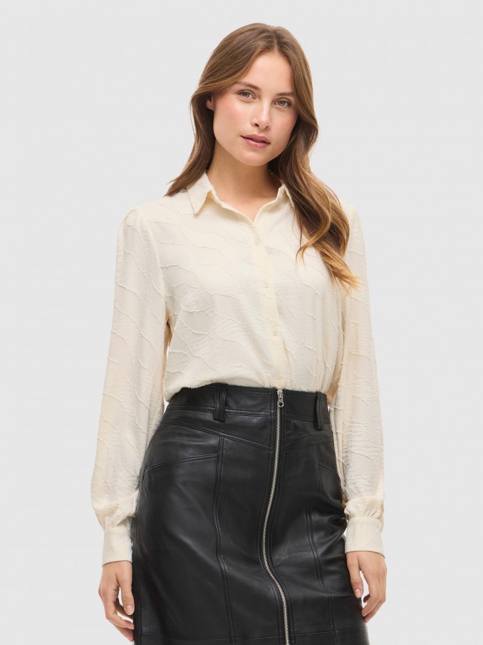 Shirt Woman Cream Vila