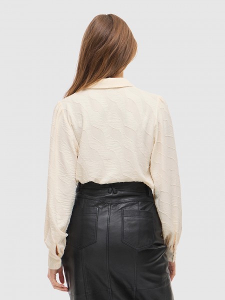 Shirt Woman Cream Vila