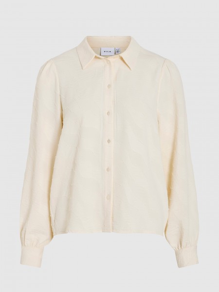 Shirt Woman Cream Vila