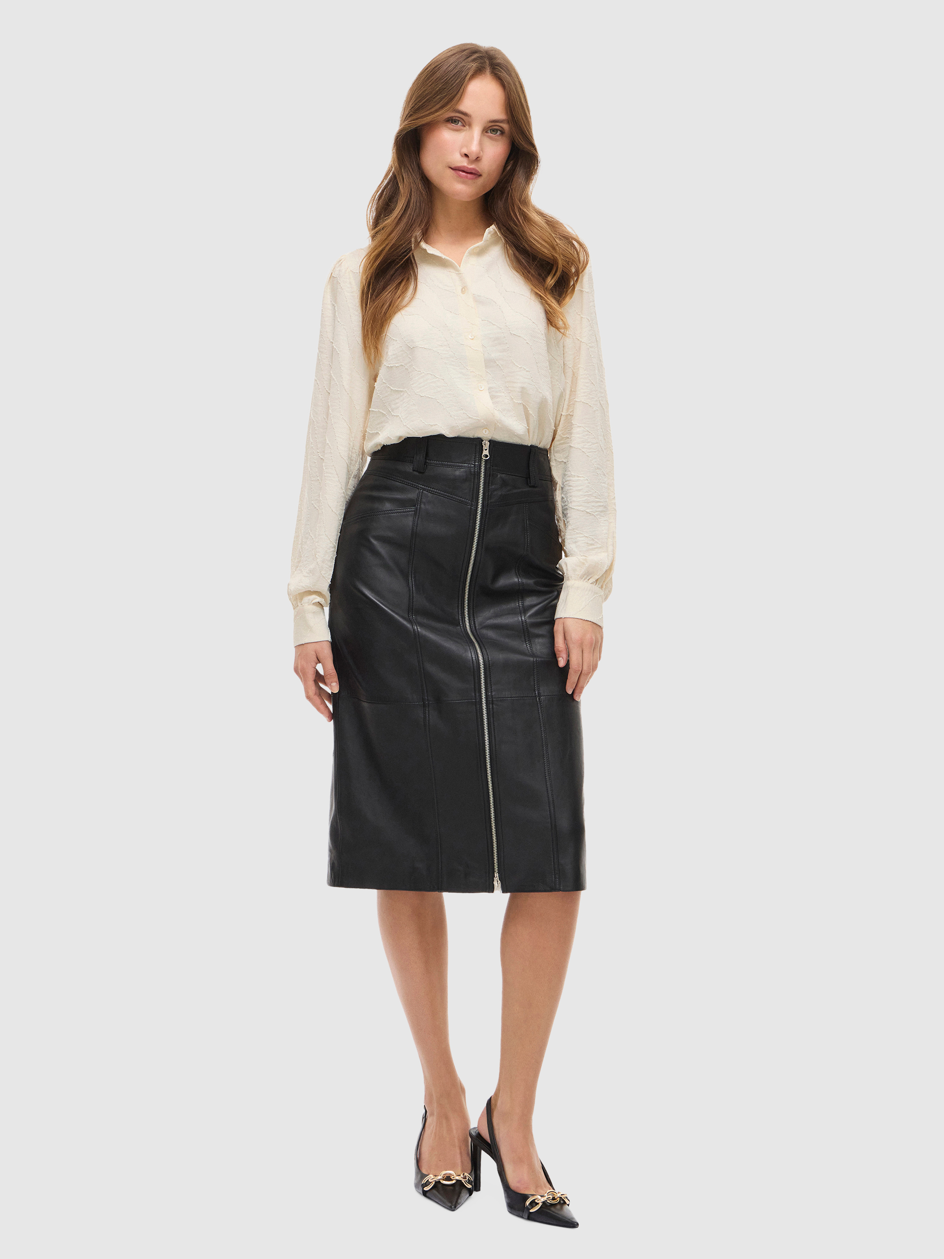 Camisa Mujer Crema Vila
