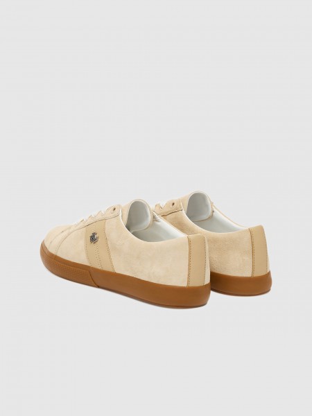 Sneakers Woman Beige Polo Ralph Lauren