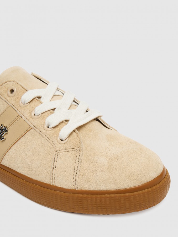 Sneakers Woman Beige Polo Ralph Lauren