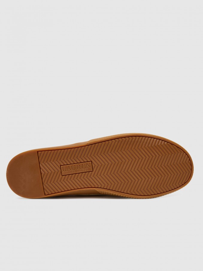 Tenis Mujer Beige Polo Ralph Lauren