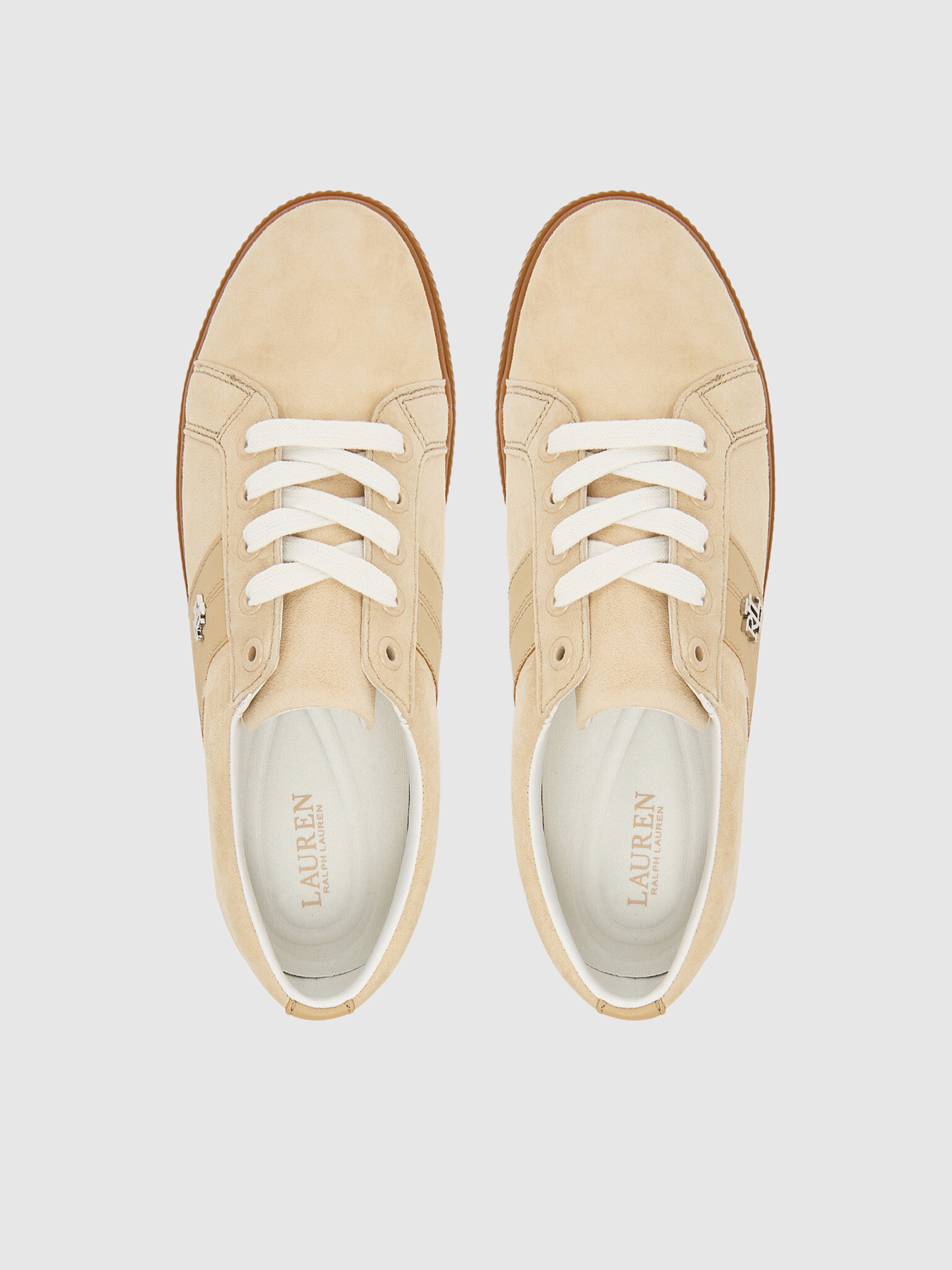 Sneakers Woman Beige Polo Ralph Lauren