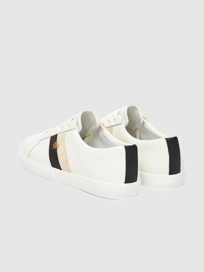 Tenis Mujer Blanco Polo Ralph Lauren