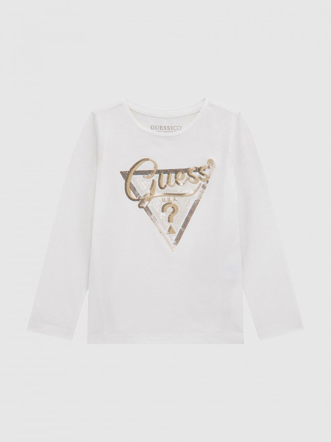 Pullover Girl Cream Guess