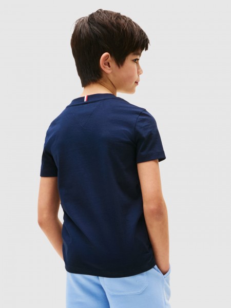 Camiseta Nio Azul Marino Tommy Jeans Kids