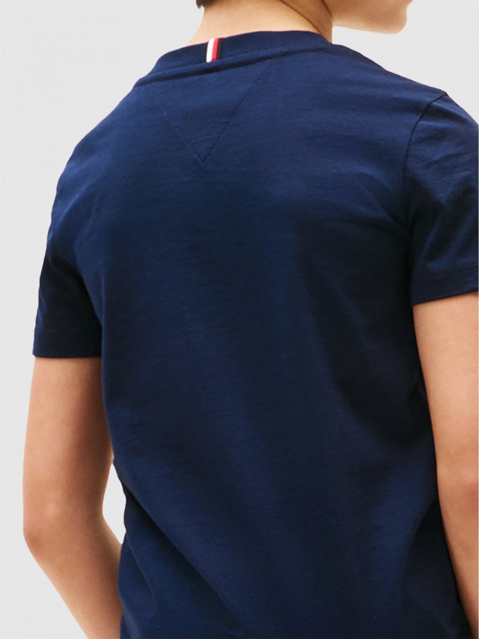 T-Shirt Boy Navy Blue Tommy Jeans Kids