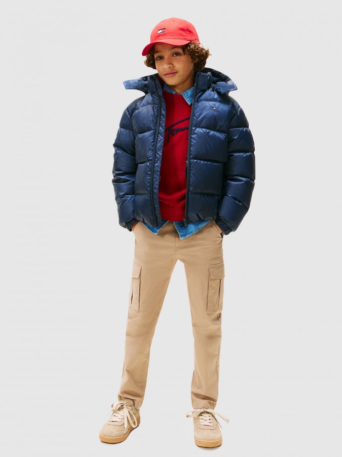 Chaqueta Nio Azul Marino Tommy Jeans Kids