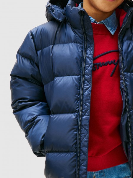 Chaqueta Ni�o Azul Marino Tommy Jeans Kids