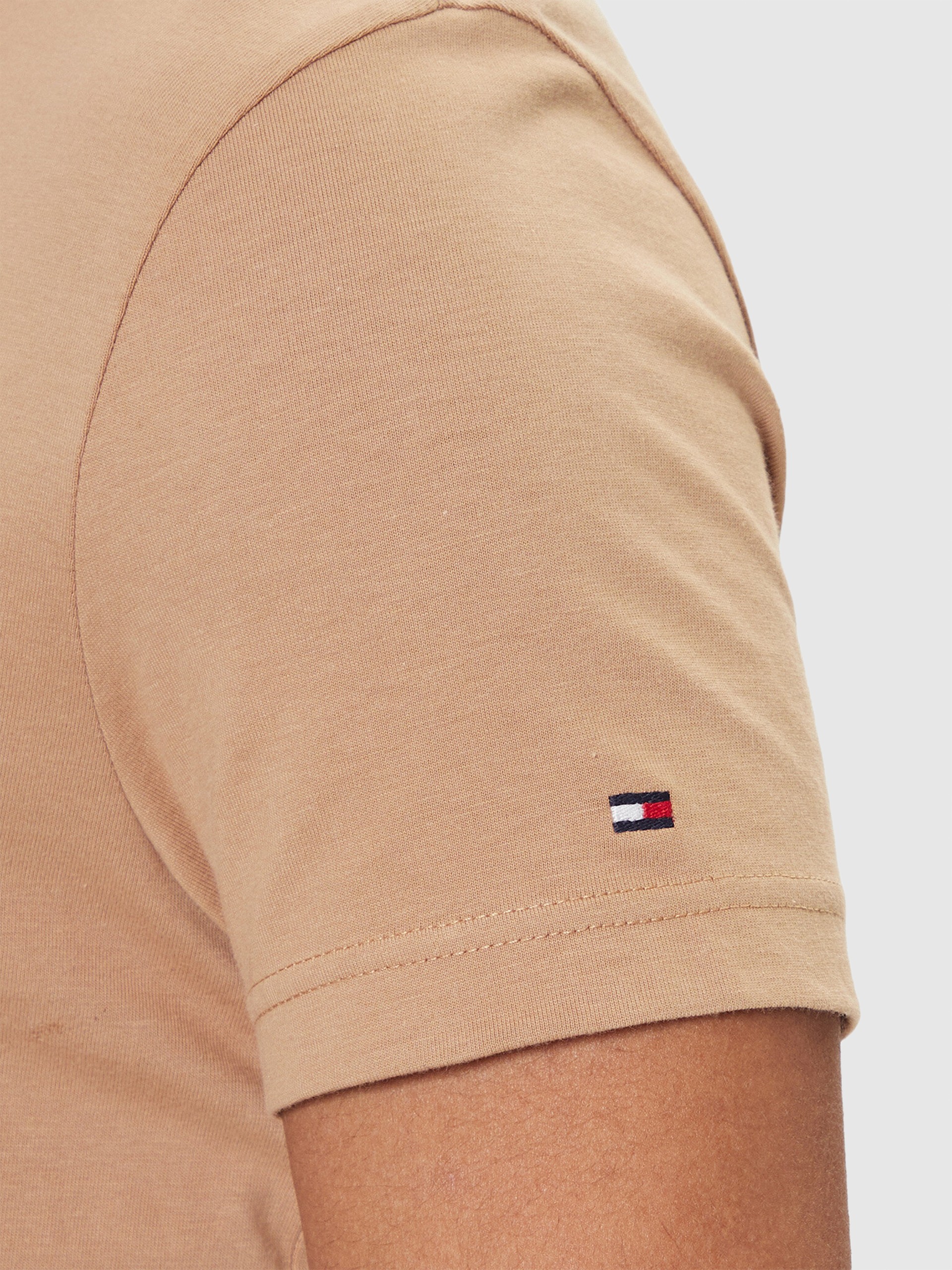 T-Shirt Man Beige Tommy Hilfiger