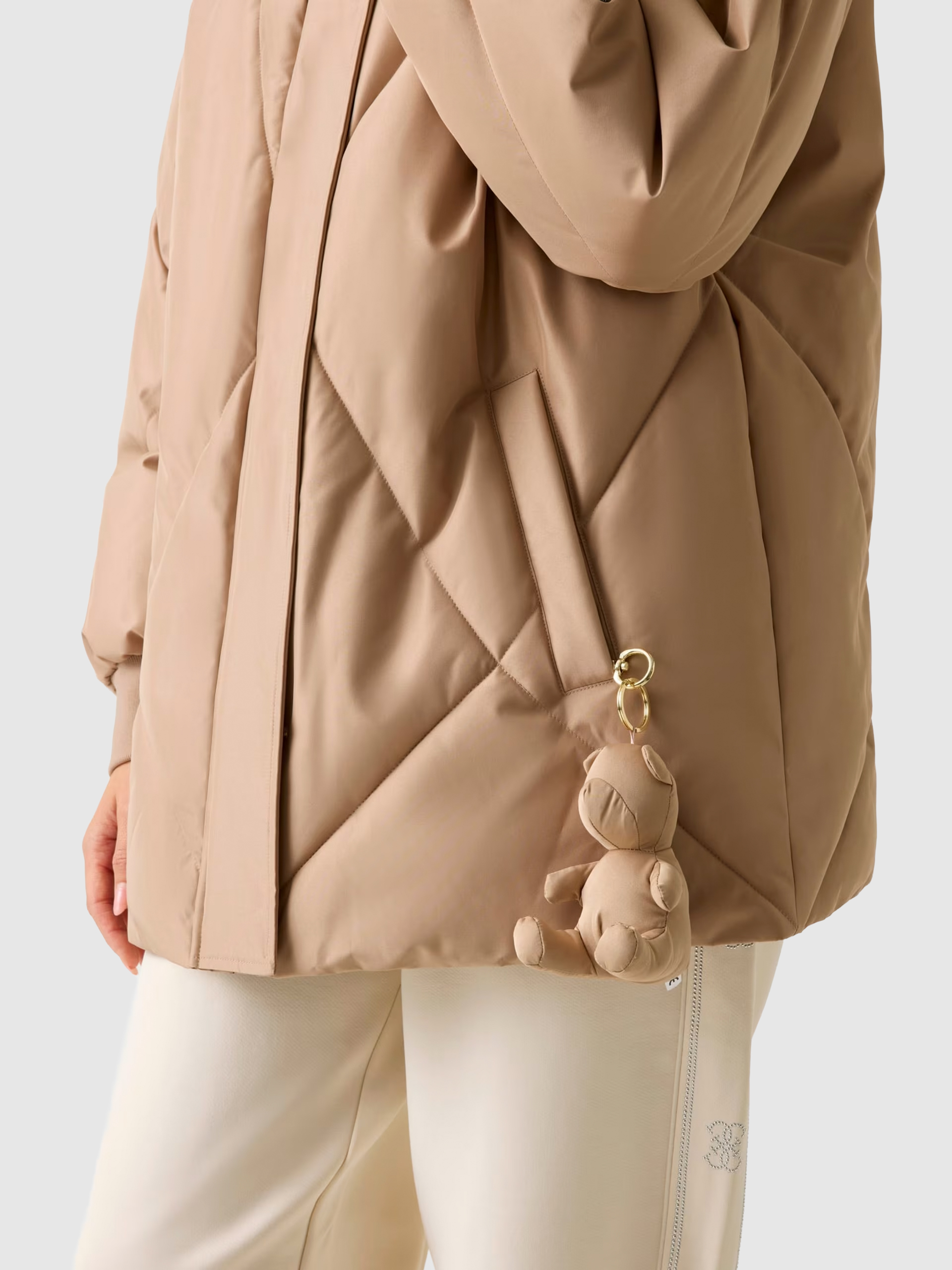 Chaqueta Mujer Beige Guess Underwear