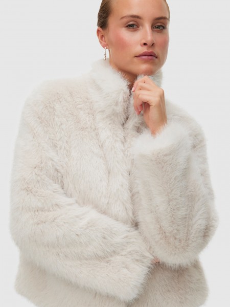 Chaqueta Mujer Beige Vero Moda