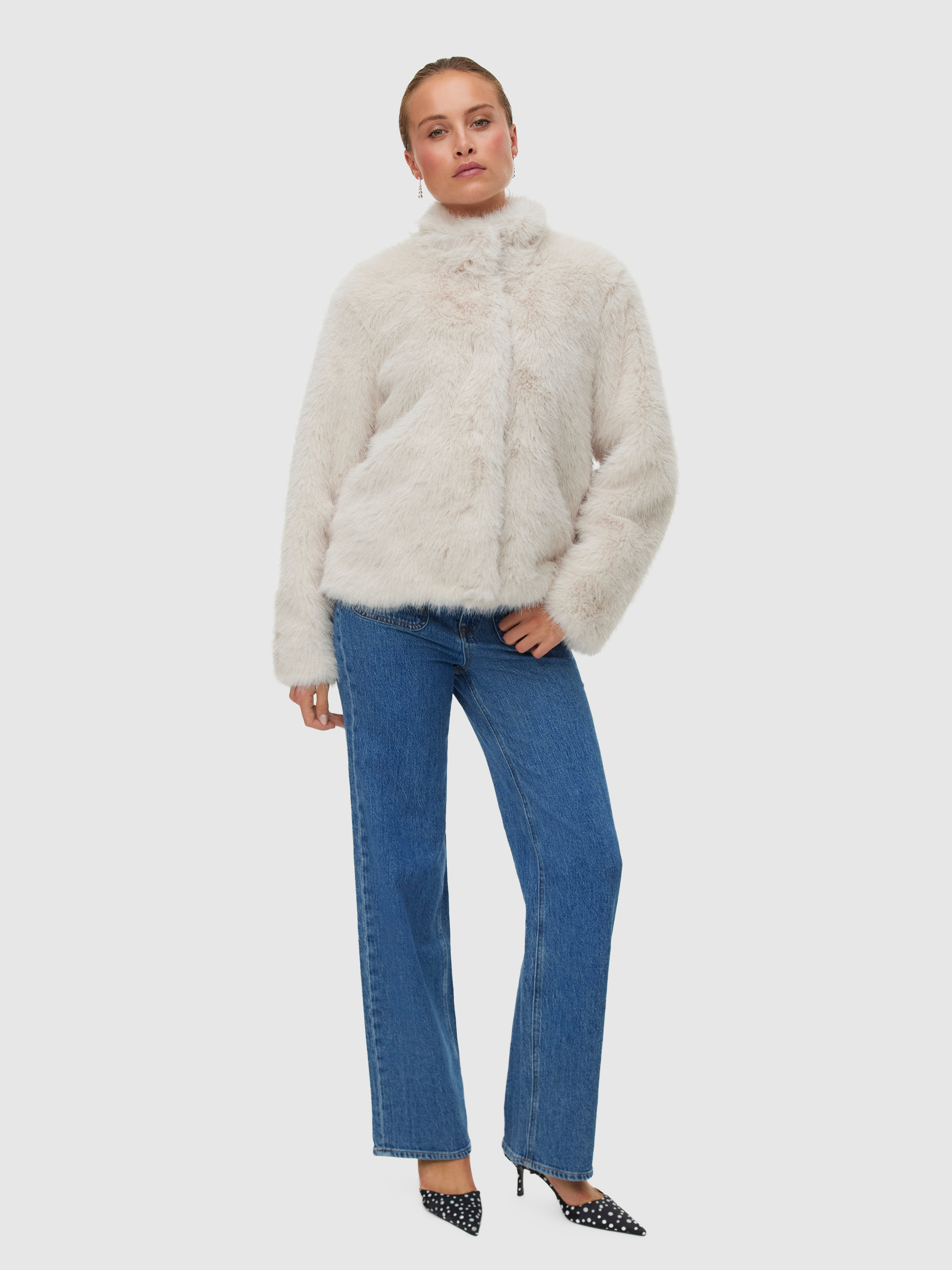 Chaqueta Mujer Beige Vero Moda