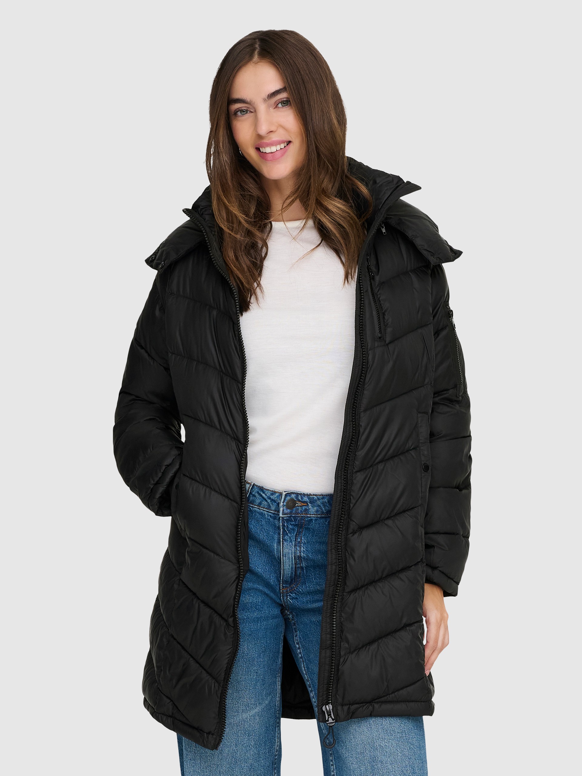Chaqueta Mujer Negro Only