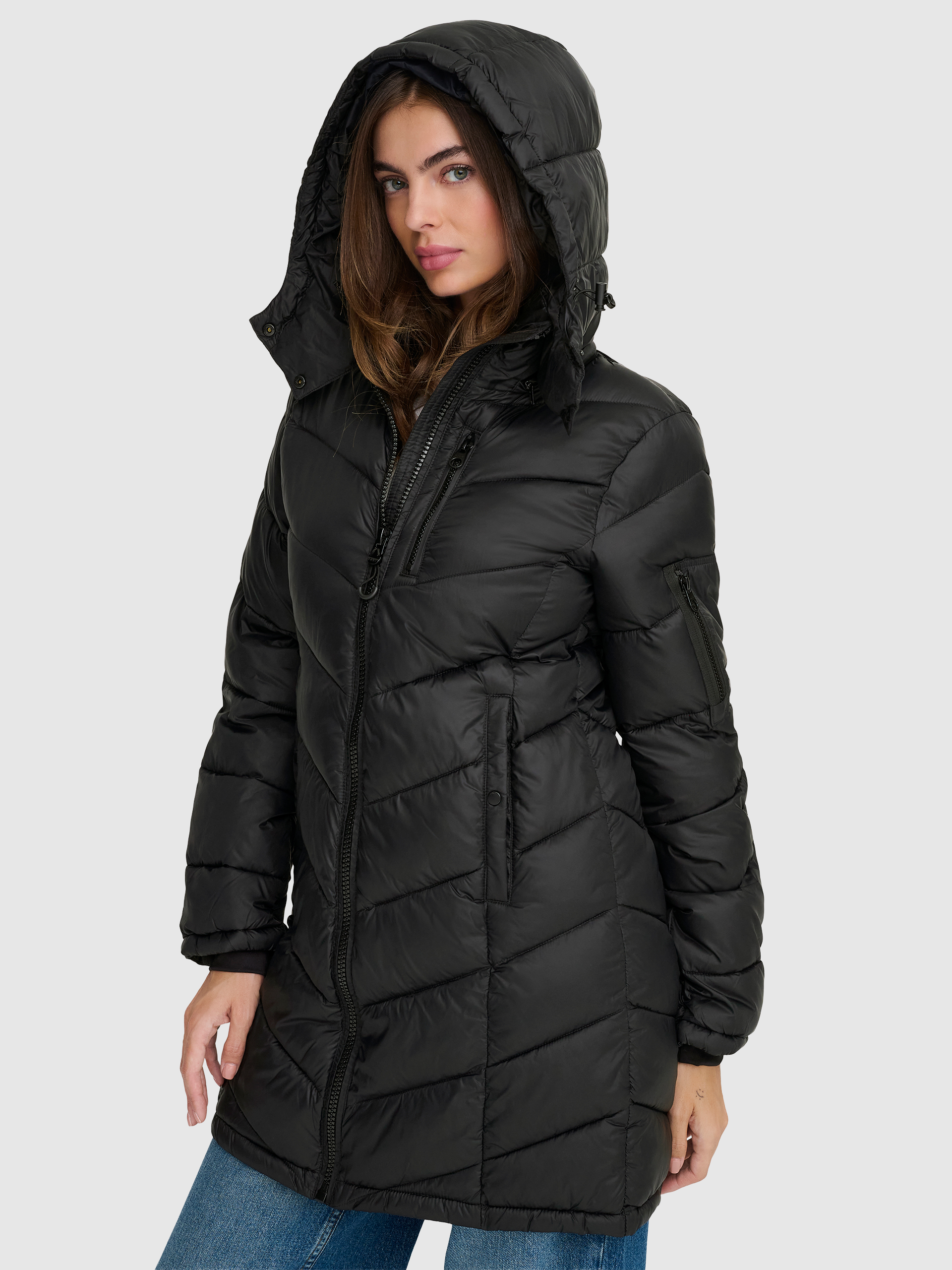 Chaqueta Mujer Negro Only