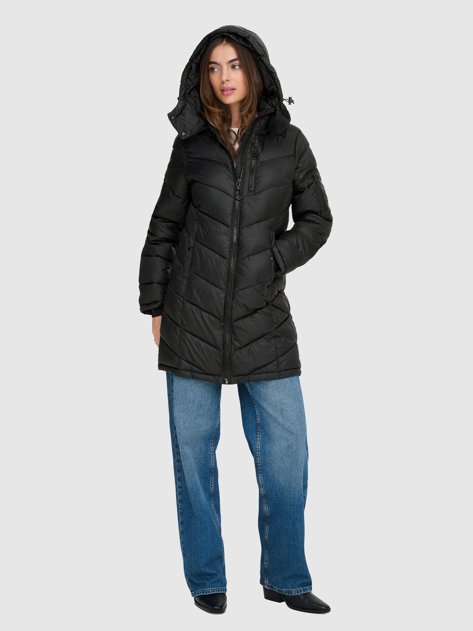 Chaqueta Mujer Negro Only