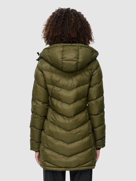 Chaqueta Mujer Verde Only