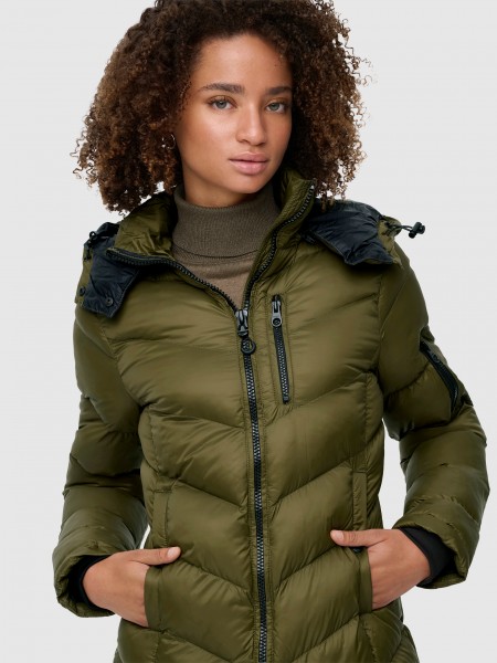 Chaqueta Mujer Verde Only