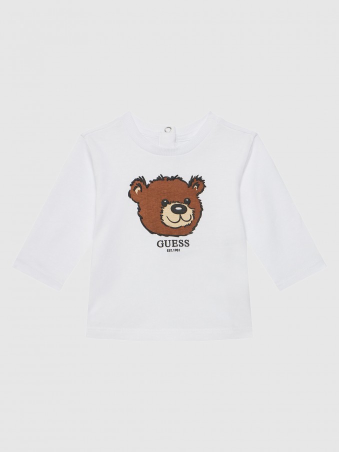 Pullover Baby Boy White Guess