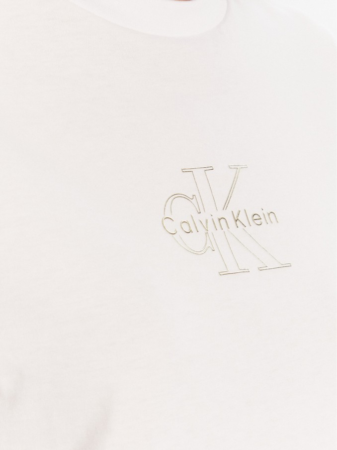 Camiseta Mujer Blanco Calvin Klein