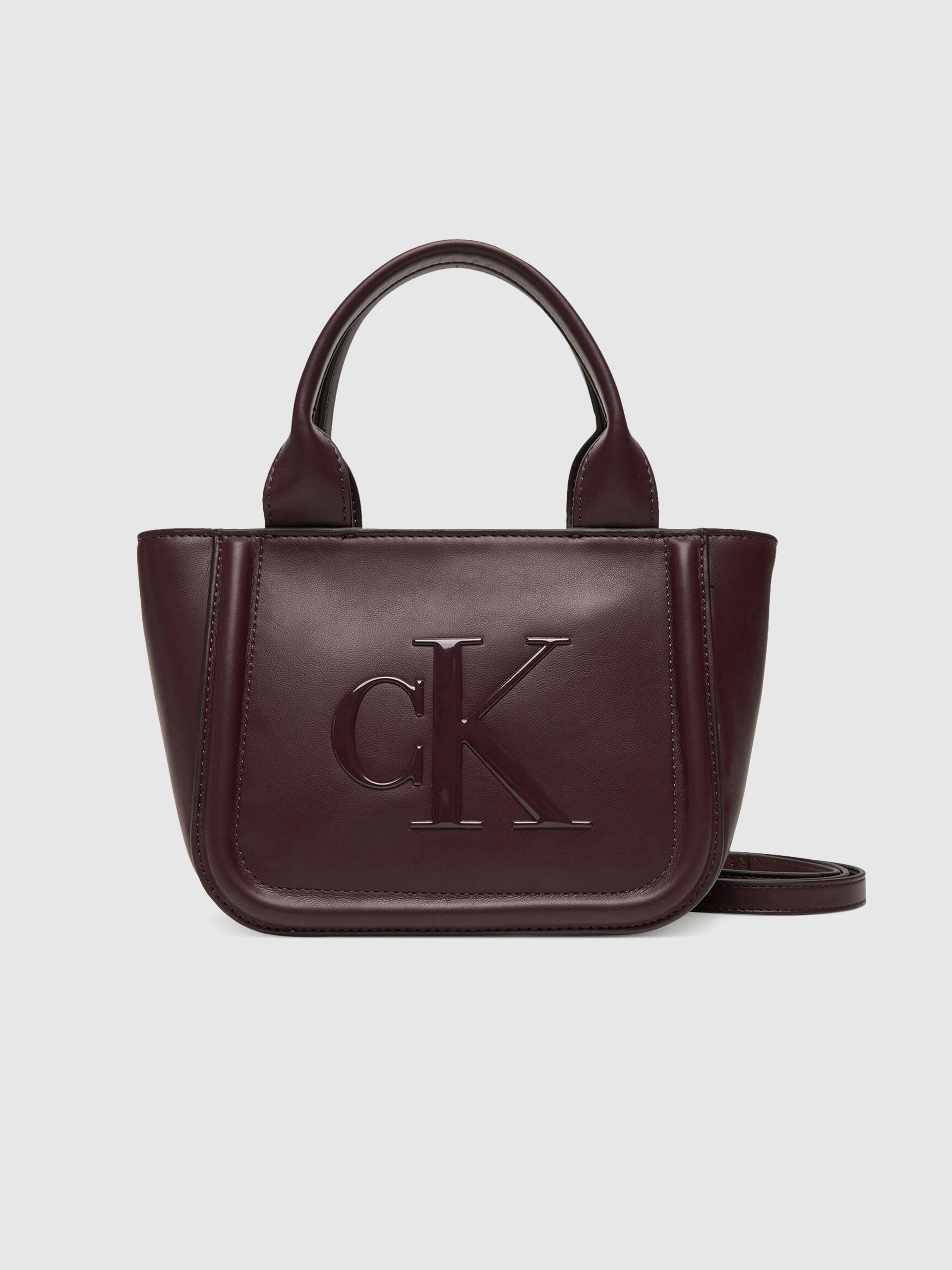 Bolsos de Mano Mujer Burdeos Calvin Klein