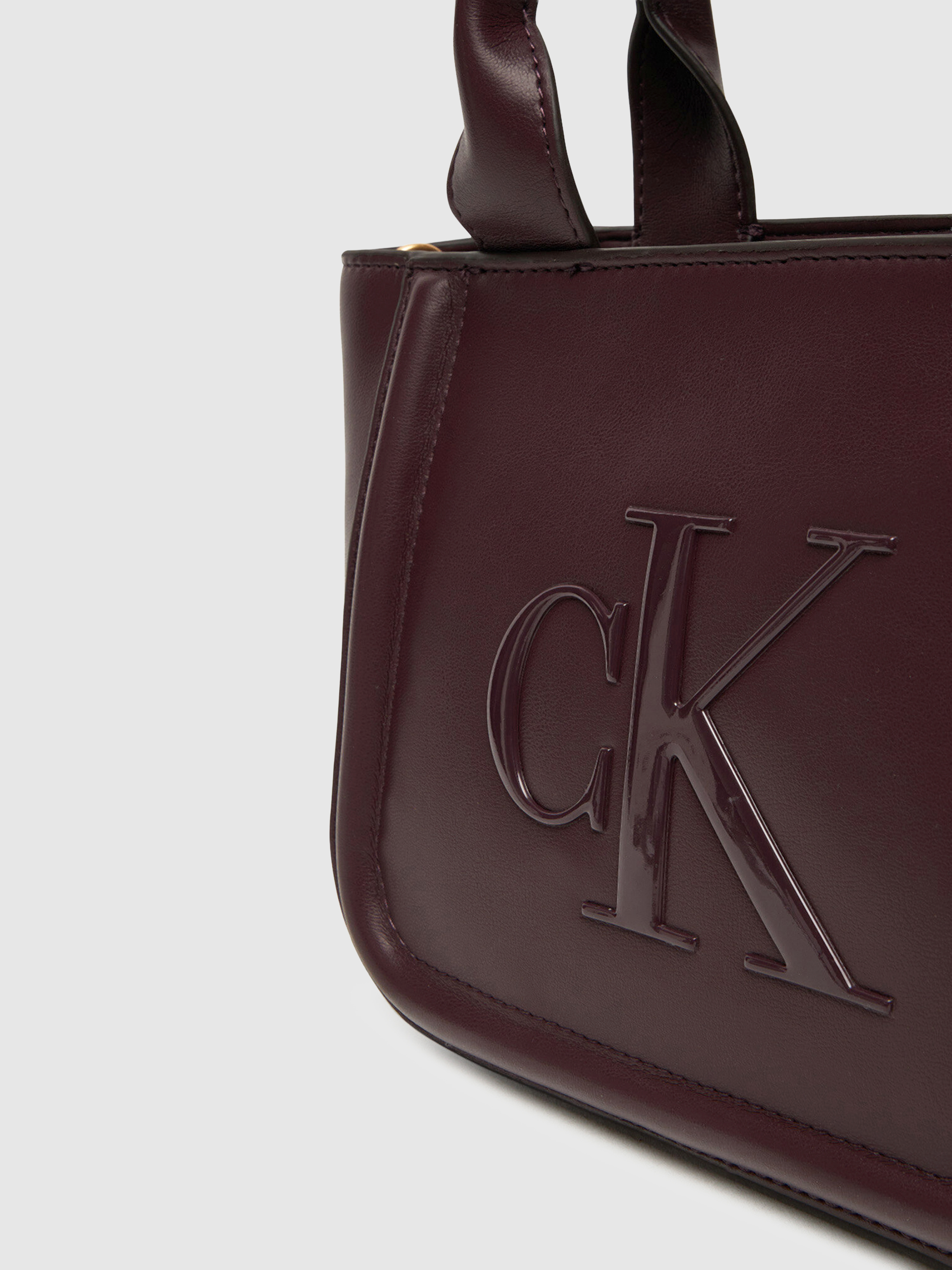 Bolsos de Mano Mujer Burdeos Calvin Klein