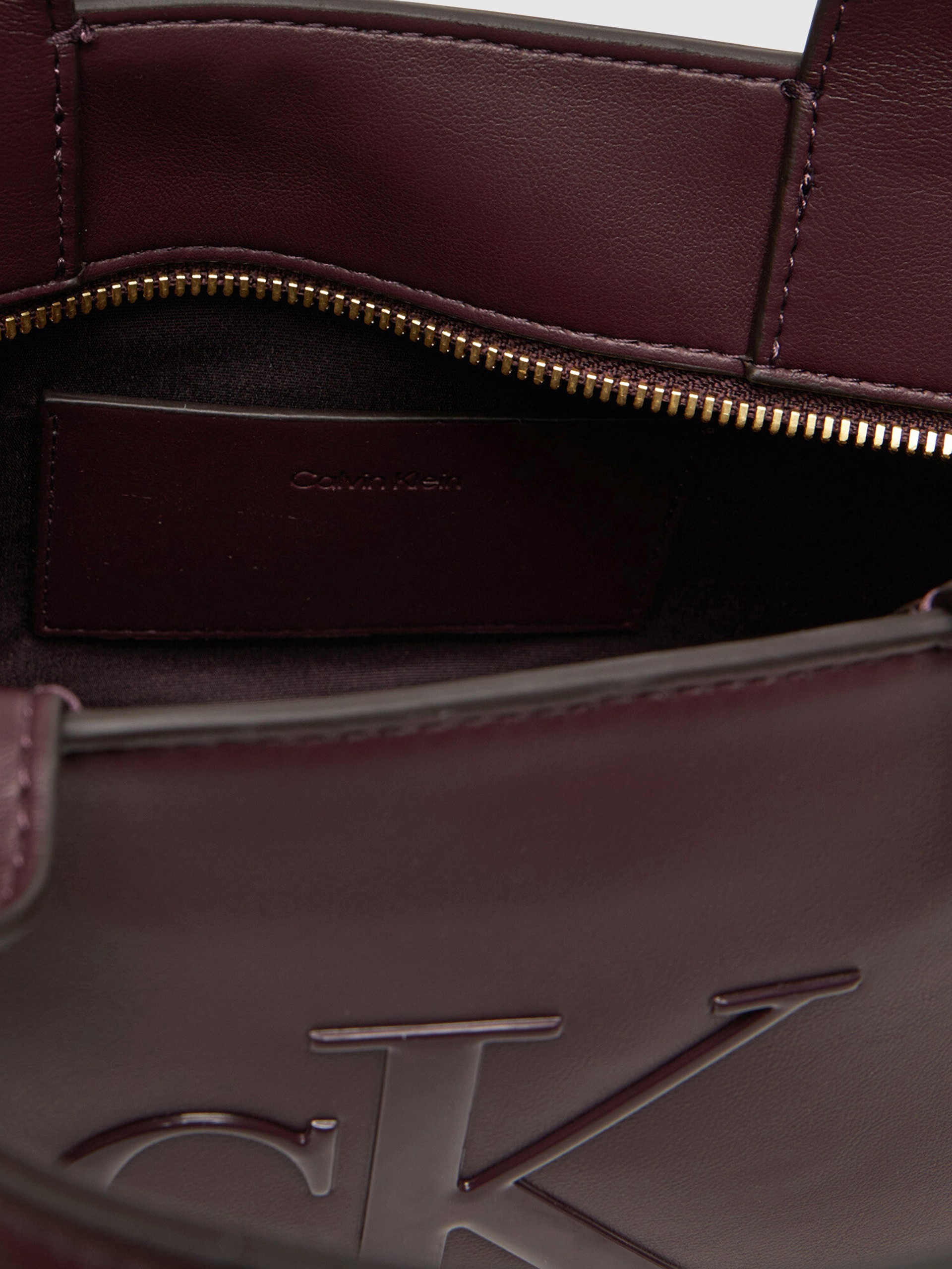 Bolsos de Mano Mujer Burdeos Calvin Klein