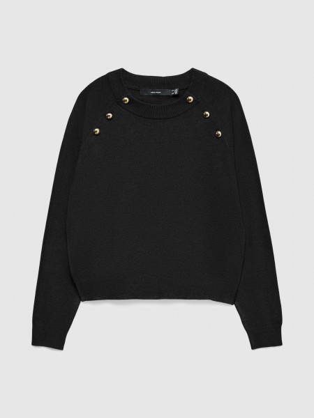 Pullover Woman Black Vero Moda